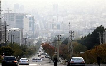 هوای تهران در وضعیت نارنجی و ناسالم است