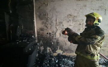 آتش‌سوزی منزل مسکونی در شهر شهباز یک کشته برجای گذاشت