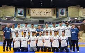 تیم کشتی آزاد نوجوانان ایران قهرمان جام پیروزی ترکیه