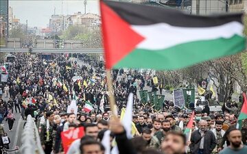 آغاز راهپیمایی روز قدس در تهران 