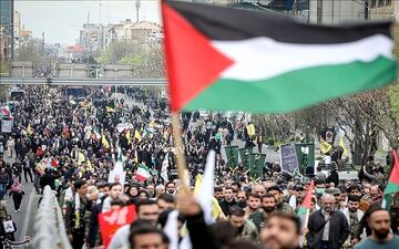 آغاز راهپیمایی روز قدس در تهران 