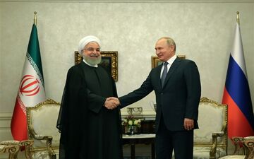 روسای جمهوری ایران و روسیه دیدار کردند