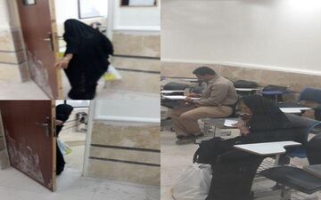 مادربزرگ ۹۰ ساله اهوازی دانشجوی ارشد حقوق! + عکس