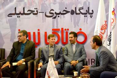 بازدید رئیس  دانشگاه آزاد اسلامی کرمانشاه از غرفه فرتاک نیوز
